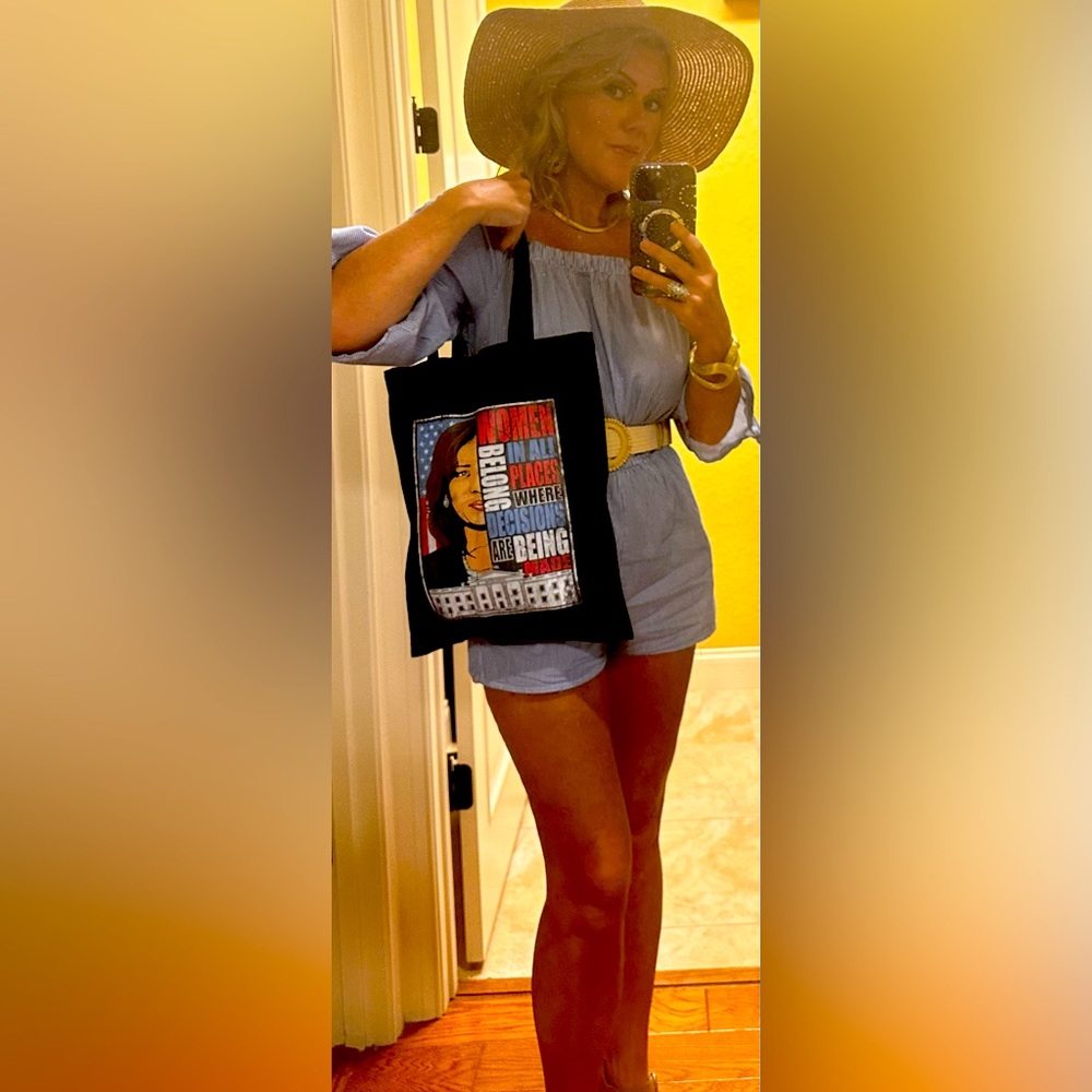Kamala Harris WOMENS MARCH belong in the White House COMMEMORATIVE Bag